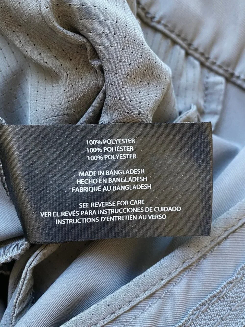 Banana Republic 36x29 Commuter Flex Pants Gray Travel Stretch Water Repellent